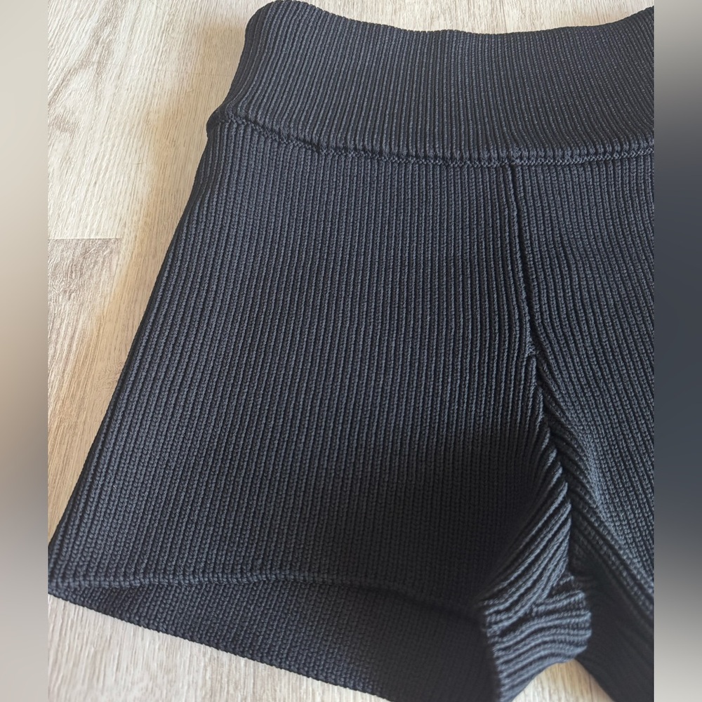 Elce Swim Sol Ribbed Black Knit Shorts Australian Brand Swim Cover Size Small - Picture 3 of 10
